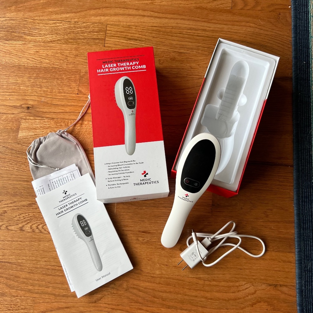 Medic therapeutics laser hair growth comb